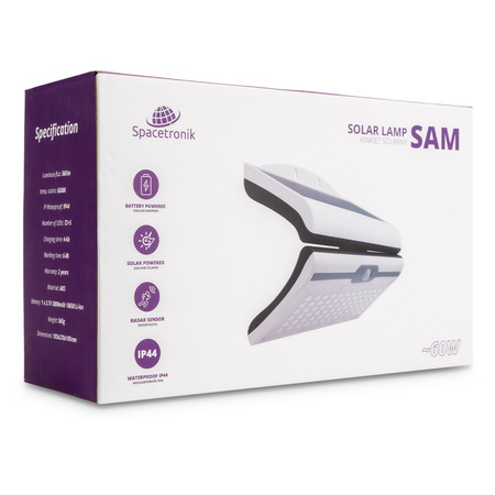 Spacetronik LED wall lamp SAM 60W Automatic Without Cables