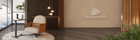 Bílý ručně výškově nastavitelný stůl Buddy