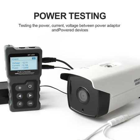 Profesionální tester sítě LAN POE Noyafa NF-488