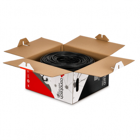 Krátená dvojlinka CAT5e U/UTP AWG24 CU PVC+PE 5,3 Fca 305m