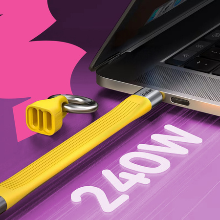 Kabel USB4 Typ-C  PD 240W  8K 40Gbps Brelok B