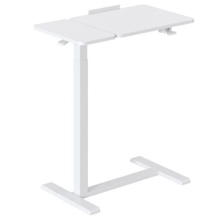 Zestaw wypoczynkowy fotel Spacetronik Flax 04M beżowy + stolik regulowany BUDDY