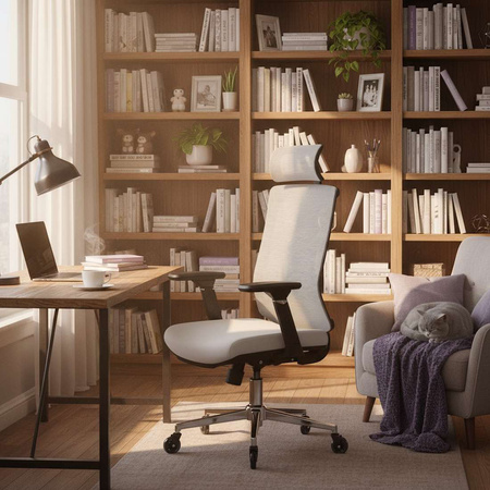 Krzesło biurowe Spacetronik Spiro Szare