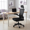 ARON Black swivel office chair