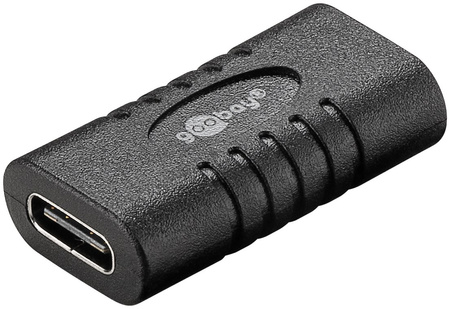 Adaptér USB-C na USB-C (soudkovitý) Goobay BLACK