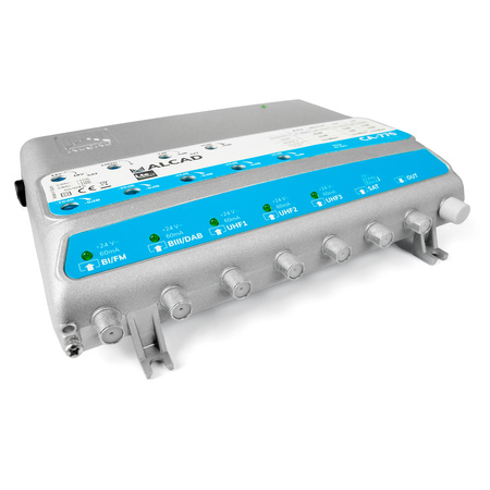 viacpásmový zosilňovač ALCAD CA-770 24V VHF UHF SAT