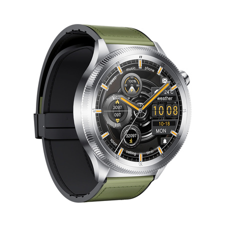 Smartwatch Kumi Gear GT3 111 Trybów SPORT Srebrny