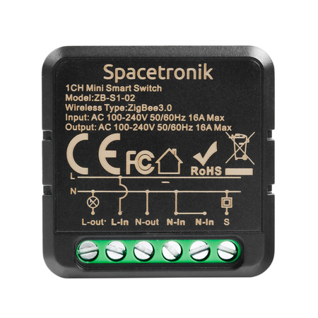 Mini-Schalter ZigBee elektrischer Schalter Tuya 1
