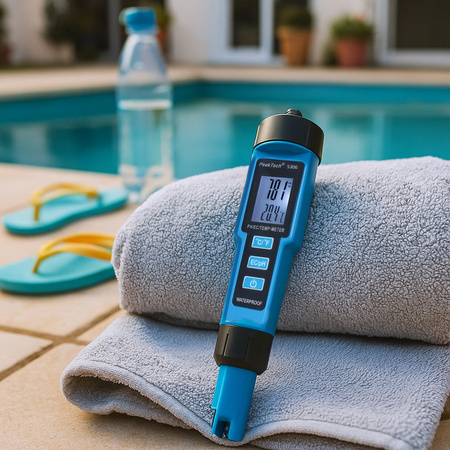 PeakTech 5306 pH-, Temperatur- und EC-Füllstandmessgerät