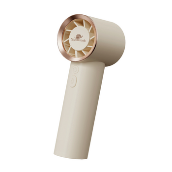 Airpuff 1 nastaviteľný ručný ventilátor biely
