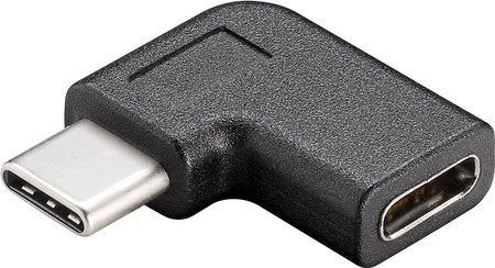 Úhlový adaptér USB-C do zásuvky FLEXIBLE Goobay