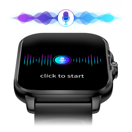 Smartwatch Kumi KU7 Meta 90 trybów 40 mm Srebrny