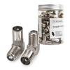 F-Buchse / TV-Stecker gewinkelt TV-IECM0190 Box 50Stk