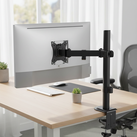 Zestaw ergonomiczny uchwyt monitor laptop lampa Glow adapter