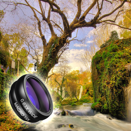 Apexel APL-22XDG9 10-in-1-Telefonlinsen 22X