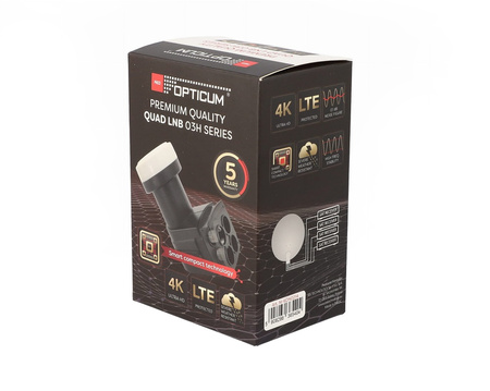 LNB QUAD OPTICUM RED 03H PREMIUM převodník