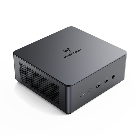 Minisforum UM790 PRO vysokorýchlostný mini PC, AMD Ryzen 9 7940HS, AMD Radeon 780M, 64 GB RAM DDR5, 2 x M.2 SSD 1 TB, Windows 11 Pro, 8K