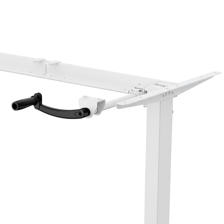 Zestaw ergonomiczny biurko manualne SPE-O113 100×60 + krzesło LUMBO 33