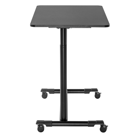 Buddy 04 adjustable table on wheels black