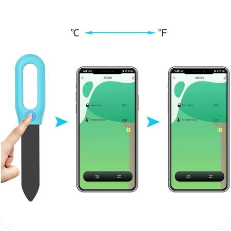 2x tester vlhkosti a teploty půdy s bránou Wi-Fi
