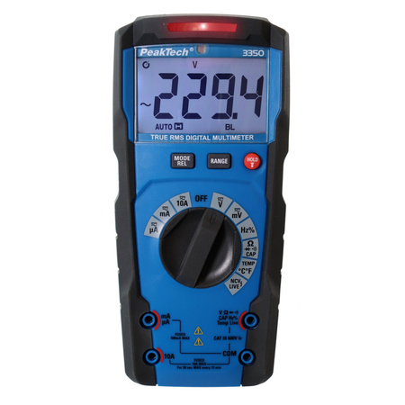 PeakTech 3350 Digitalmultimeter 10A 600V Diode