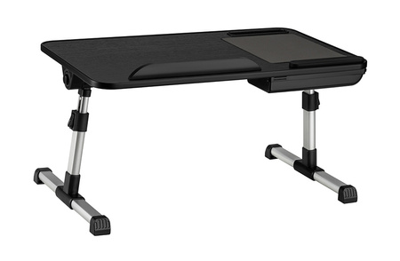 Beddy S Adjustable Bed Table Black Beech
