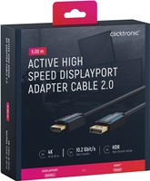 CLICKTRONIC DisplayPort DP - HDMI 2.0 4K cable 5m