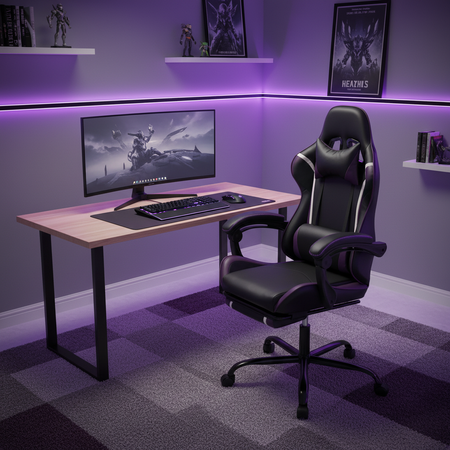 Spacetronik Rally 1.0 gaming chair purple