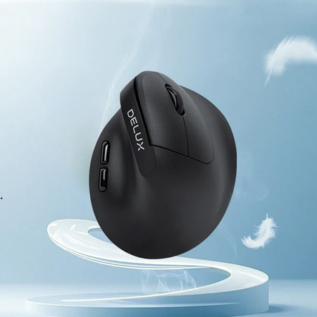 Mysz optyczna Delux M618AIR GX czarna, bezprzew.
