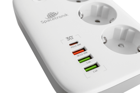 SMART Spacetronik SL-PS27 3AC 4U power strip