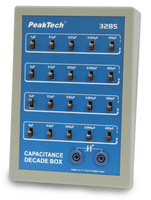 Capacitance dec. with PeakTech 3285 sliding gears