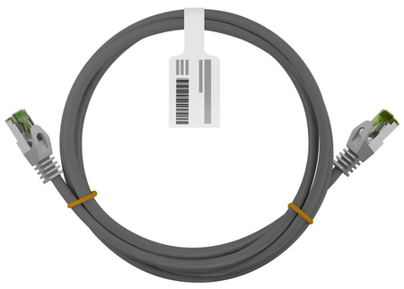 Patchcord LAN CAT 8.1 GHMT S/FTP šedý 5m