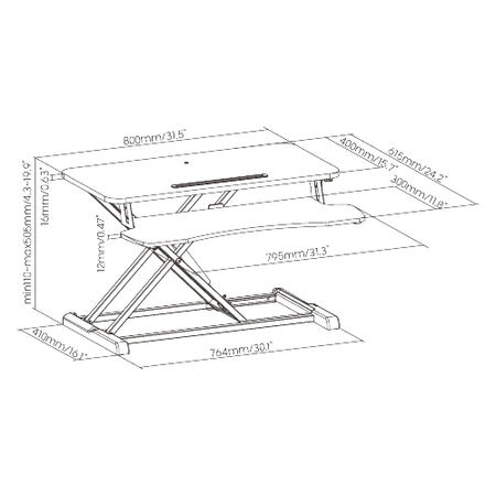 Spacetronik SPR-123MB adjustable stand