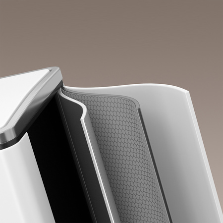 Funky Trash Can White Black Spacetronik Potrójny