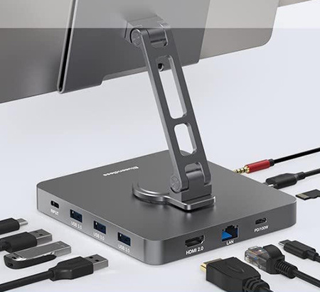 Viacportový držiak na tablet USB-C 11v1 SPE-PB04