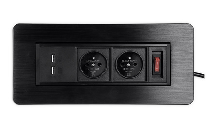 Spacetronik SPS-O24B pultová otočná zásuvka