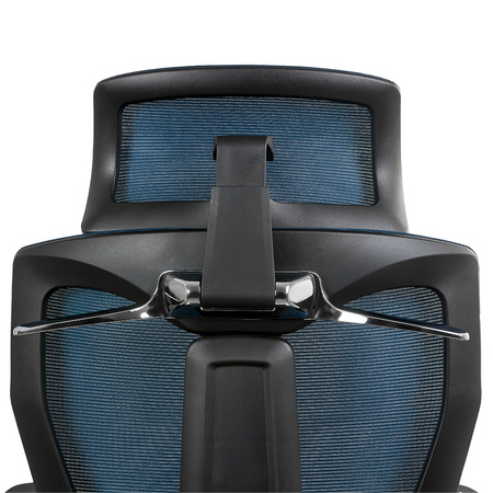 Fotel biurowy obrotowy z podłokietnikiem BARD blue