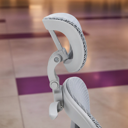 Regulowany Fotel biurowy 6D SPRINGO-02 Szary