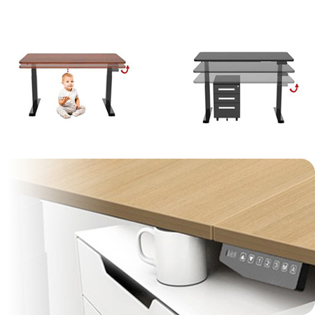 Spacetronik SPE-223G electric desk stand