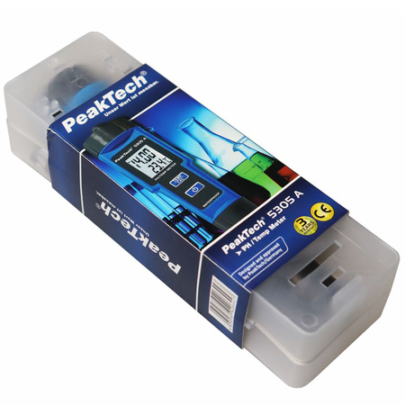 Merač pH a teploty kvapalín PeakTech 5305A
