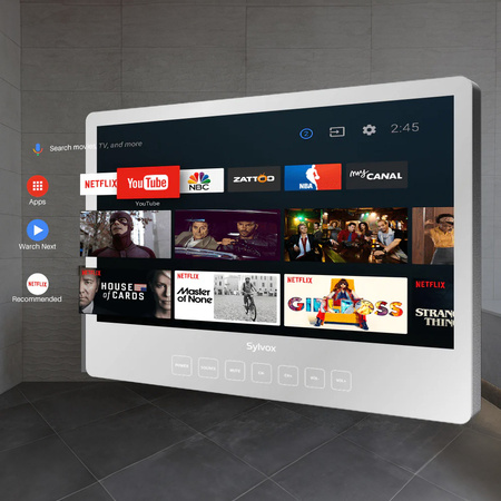 Telewizor lustro naścienne łazienkowe 24" Smart TV