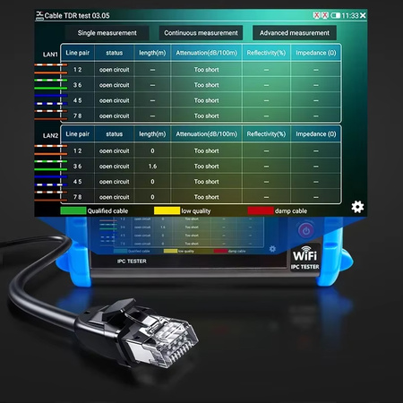 Tester instalacyjny CCTV IP Noyafa IPC722ATCHS