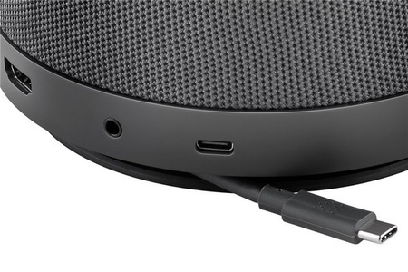 Mehrfachanschluss Goobay USB-C HDMI RJ45 USB SD AUX QI Spk