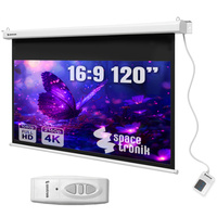 Electric Projection Screen SST Wall Mount 120in