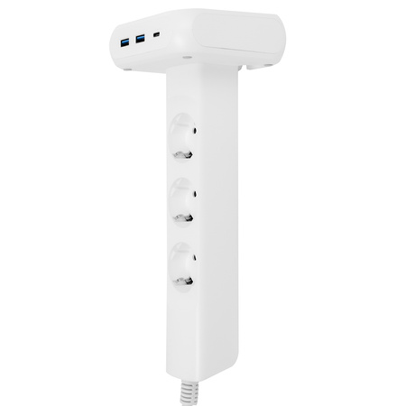 Listwa zasilająca 4xAC 2xUSB 1xUSB-C SPS-PS02W