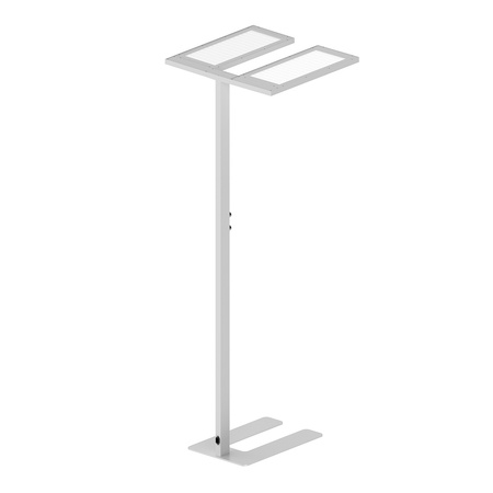 Podwójna lampa podłogowa LED GLOW D24 Pro Biała