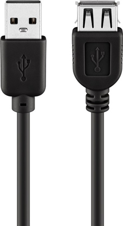 Goobay USB 2.0 socket-to-pin extension cable 3m