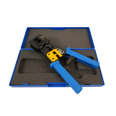 Průchozí krimpovací nástroj RJ45/RJ12/RJ11 PT-CT01