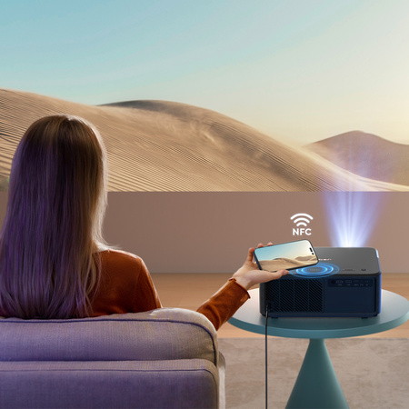 Projektor LCD WiFi6 1080p NFC Yaber K2s zestaw