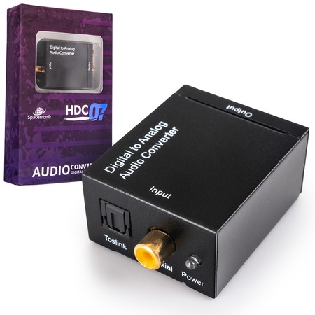 Space HDC07 Digital to Analog R/L Audio Converter